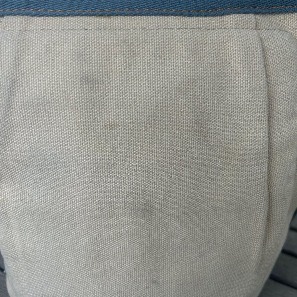 Lucky Brand Dungarees Canvas Tote Bucket Bag - Picture 6 of 10